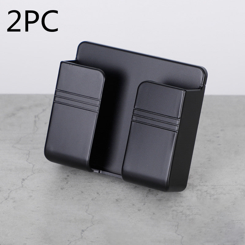 Punch-Free Wall Mounted Phone Charging Holder – Self-Adhesive Storage Rack for Smartphone Cable Organizer & Space Saving Stand