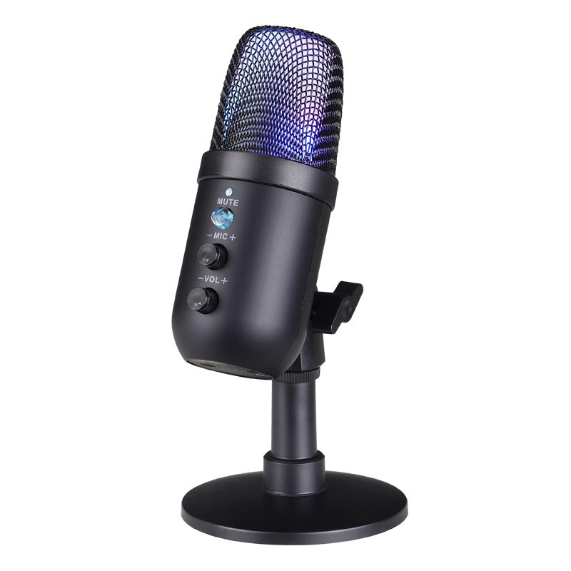RGB USB Gaming Microphone – Streaming Mic for PC, Mobile & Content Creation Setup
