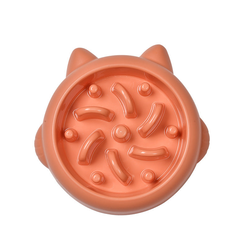 Safe Slower-Eating Dog & Cat Bowl