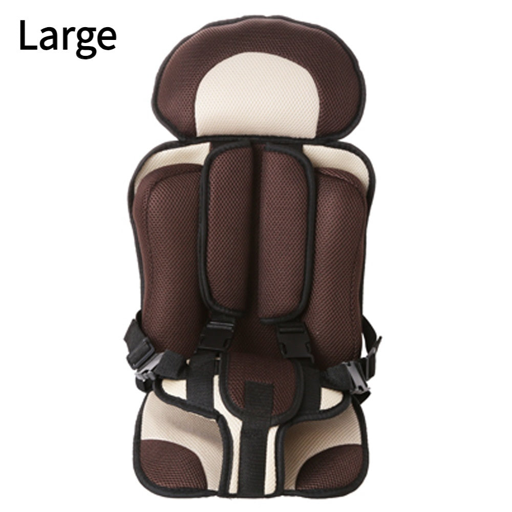 Portable Baby Safety Seat Pad with 5-Point Harness for Car & Stroller