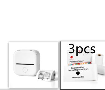 Portable Mini Thermal Label Printer – Bluetooth-Compatible Home & Student Photo Printer for Price Tags & Labels