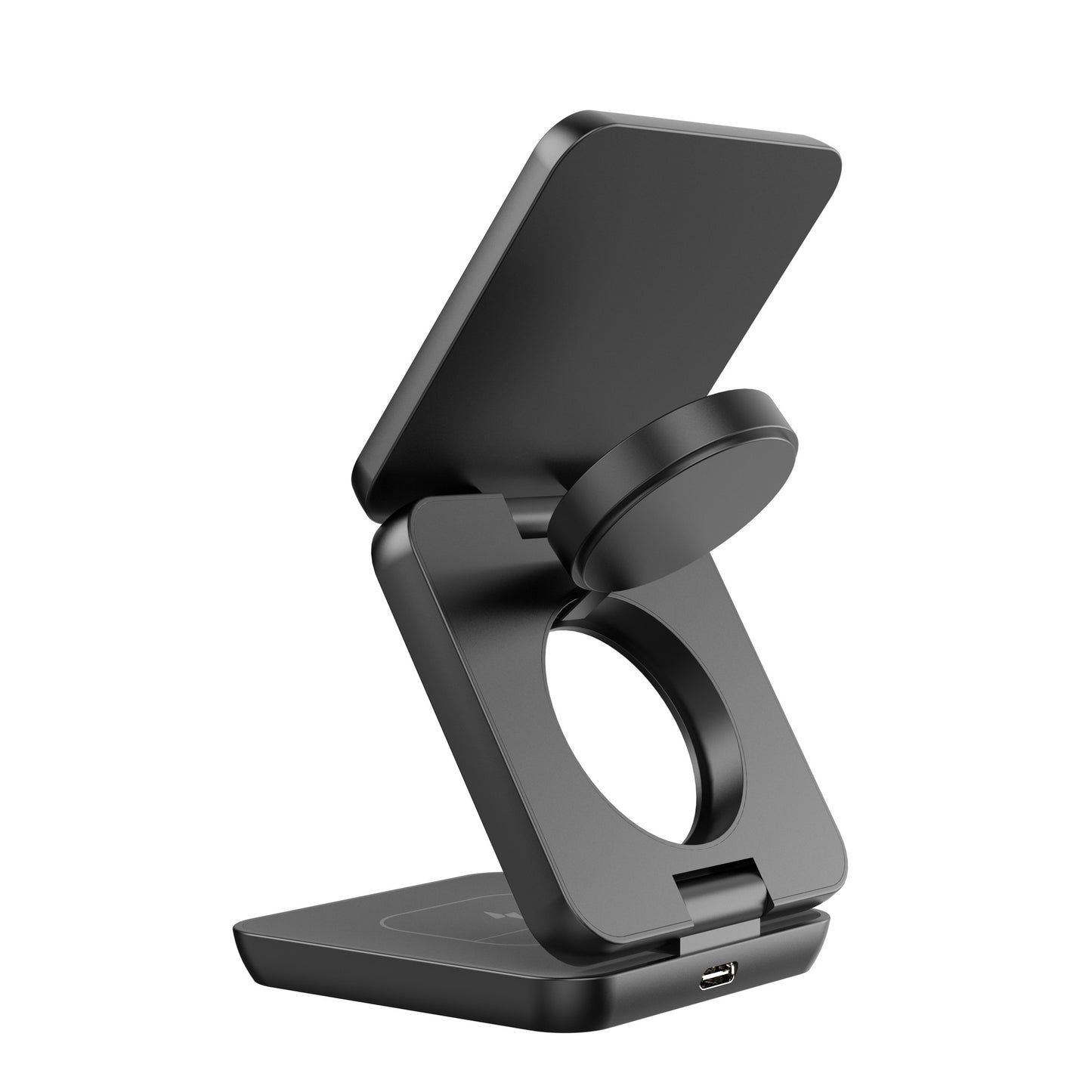 3-in-1 Foldable Magnetic Wireless Charger – Portable Charging Stand for Phone, Watch & Earbuds