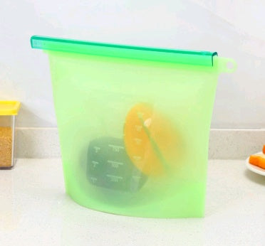 Reusable Silicone Food Storage Bags – Eco-Friendly Fresh-Keeping Vacuum Bag