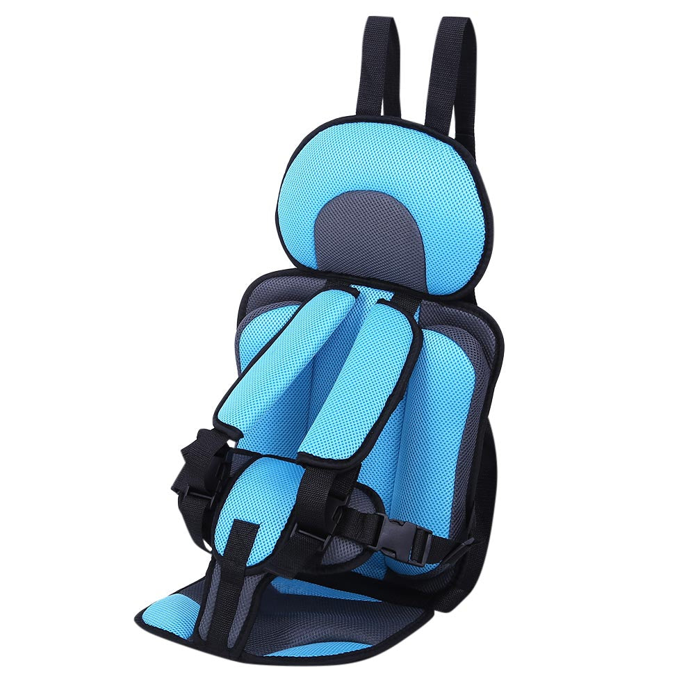 Portable Infant Safety Seat with 5-Point Harness – Foldable Baby Travel Car Seat for Toddlers & Kids