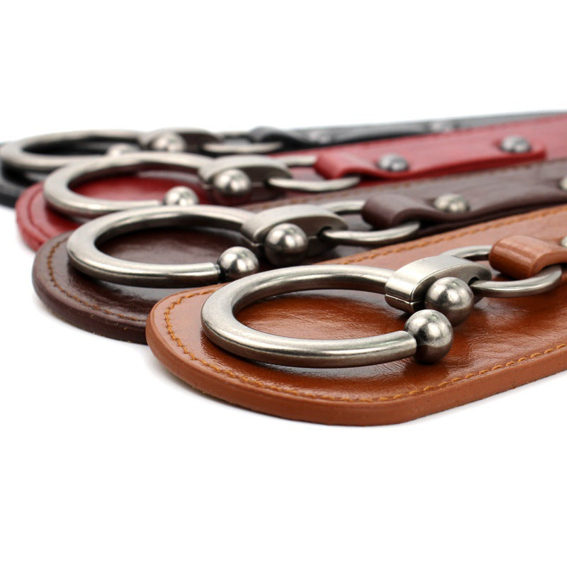 Women’s Wide Elastic Belt – Stretch Fabric Waist Accessory