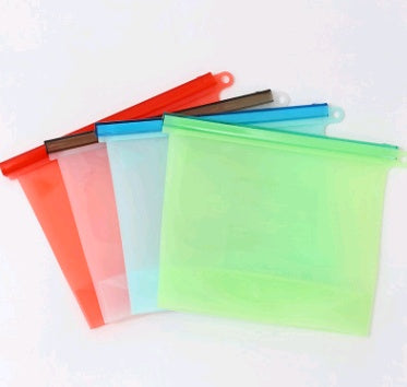 Reusable Silicone Food Storage Bags – Eco-Friendly Fresh-Keeping Vacuum Bag