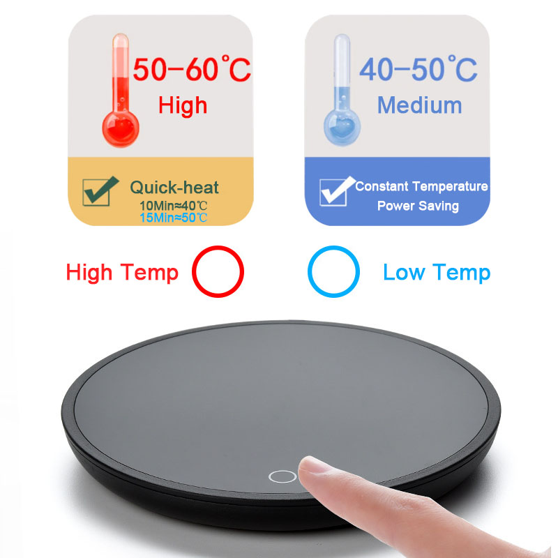 Electric Coffee Mug Warmer for Desk – Smart Cup Heating Pad for Home & Office, Constant Temperature Milk Tea & Coffee Heater