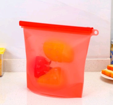 Reusable Silicone Food Storage Bags – Eco-Friendly Fresh-Keeping Vacuum Bag