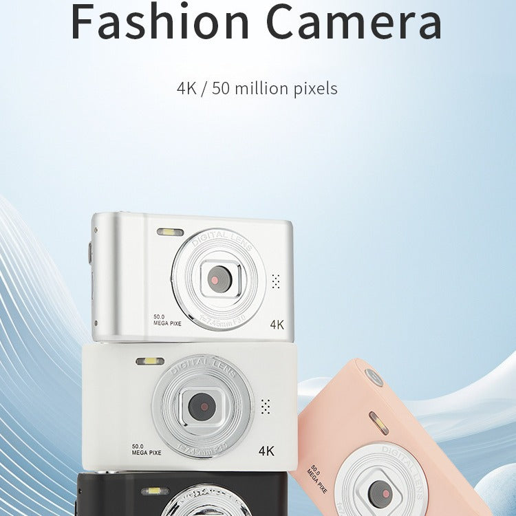48MP Retro Digital Selfie Camera – Portable HD Photo & Video Device