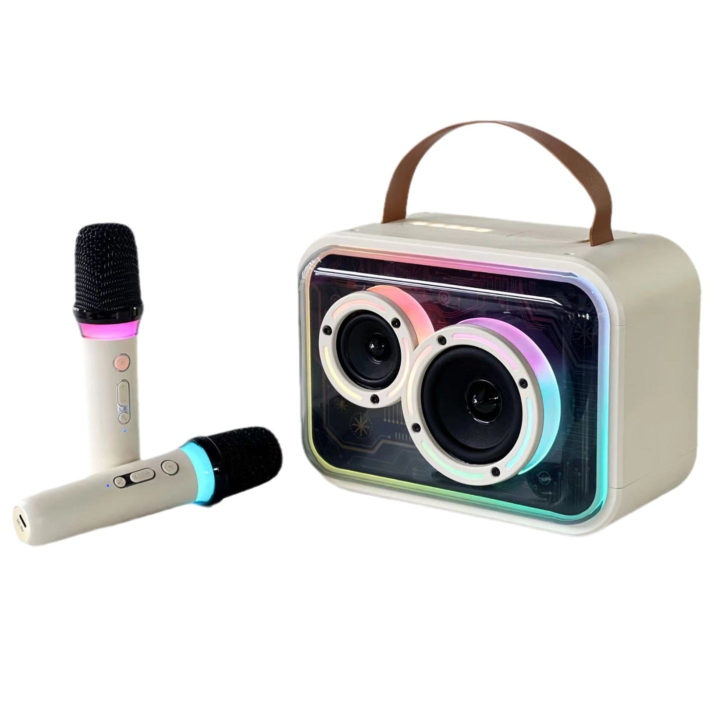 Portable Bluetooth Karaoke Speaker with Microphones