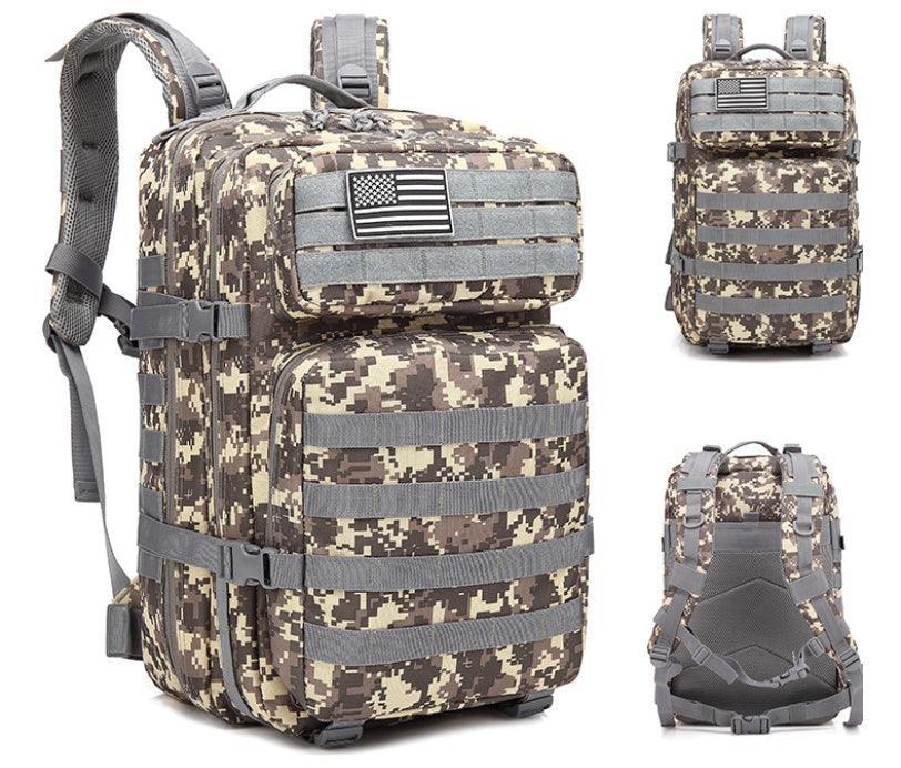 Outdoor Mountaineering Tactical Backpack – Oxford Fabric & MOLLE System Outdoor Bag