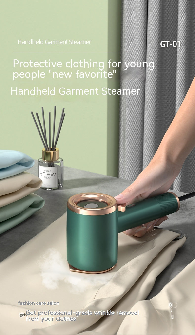 Portable Mini Handheld Garment Steamer – Fast Heat Travel Steam Iron for Clothes, Compact Vertical Fabric Wrinkle Remover (US Plug)