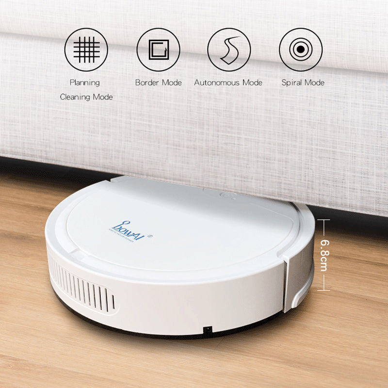Smart Robot Vacuum Cleaner – Automatic Floor Cleaning Robot with Intelligent Navigation for Home, Pet Hair & Hard Floors