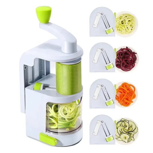 Vegetable Spiralizer & Grater – Multifunctional Potato Noodle Maker & Fruit Cutter