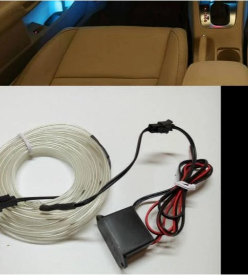 RGB LED Car Strip Lights – USB & 12V Neon Interior Ambient Lighting Kit for Car, Bike & Party Decoration