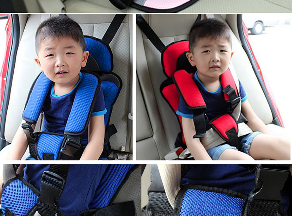 Portable Infant Safety Seat with 5-Point Harness – Foldable Baby Travel Car Seat for Toddlers & Kids