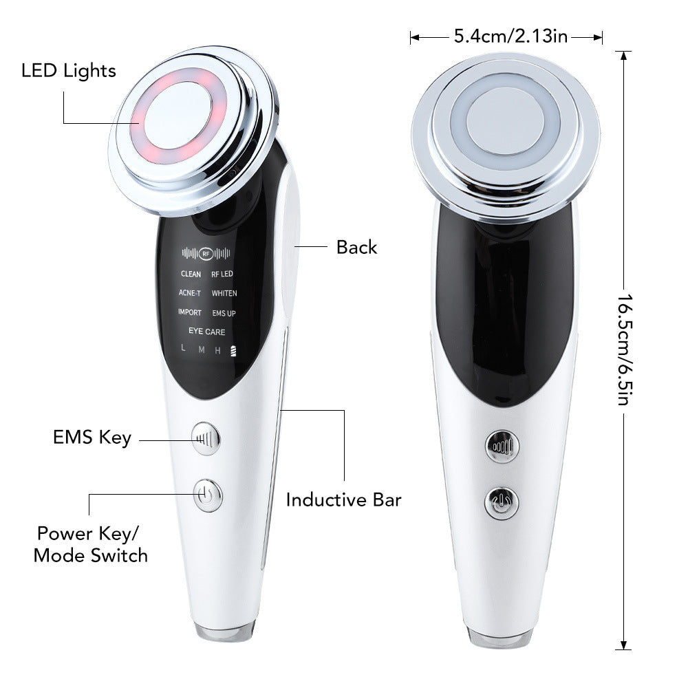 7-in-1 LED EMS Facial Massager – Microcurrent Skin Rejuvenation Tool