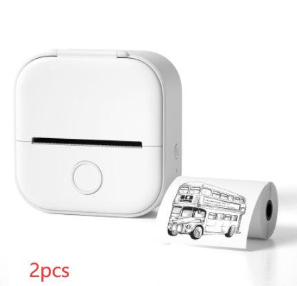 Portable Mini Thermal Label Printer – Bluetooth-Compatible Home & Student Photo Printer for Price Tags & Labels