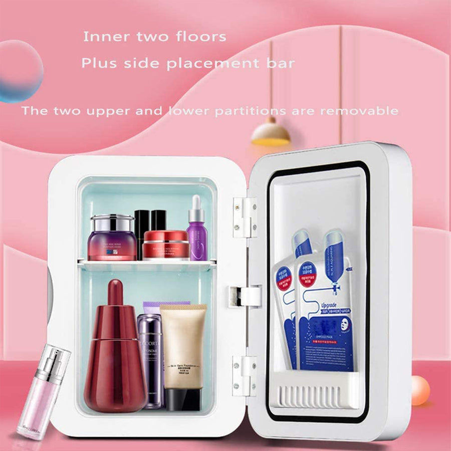 Portable Dual-Mode Mini Makeup Fridge — Cooler & Warmer for Skincare, Perfume & Beauty Essentials