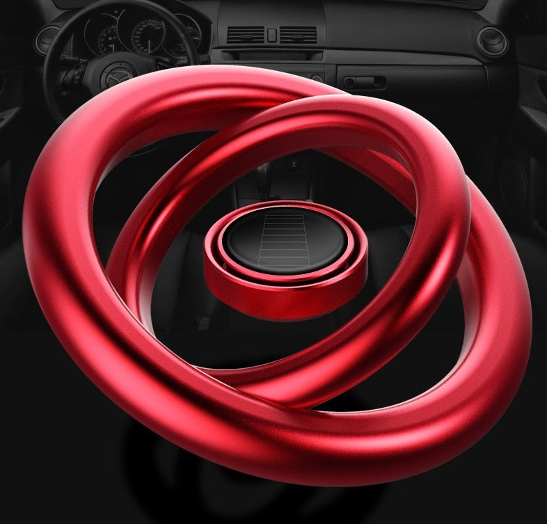 Solar Powered Rotating Car Air Freshener – Automatic Aromatherapy Diffuser Dashboard Perfume with 360° Rotation
