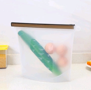Reusable Silicone Food Storage Bags – Eco-Friendly Fresh-Keeping Vacuum Bag
