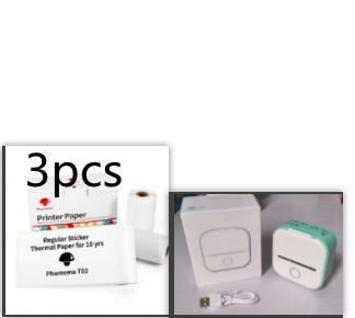 Portable Mini Thermal Label Printer – Bluetooth-Compatible Home & Student Photo Printer for Price Tags & Labels