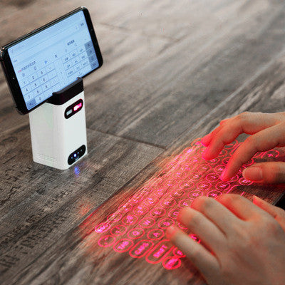 Bluetooth Virtual Laser Keyboard with Mouse Function – Portable Projection Keyboard for Phone, Tablet & Laptop
