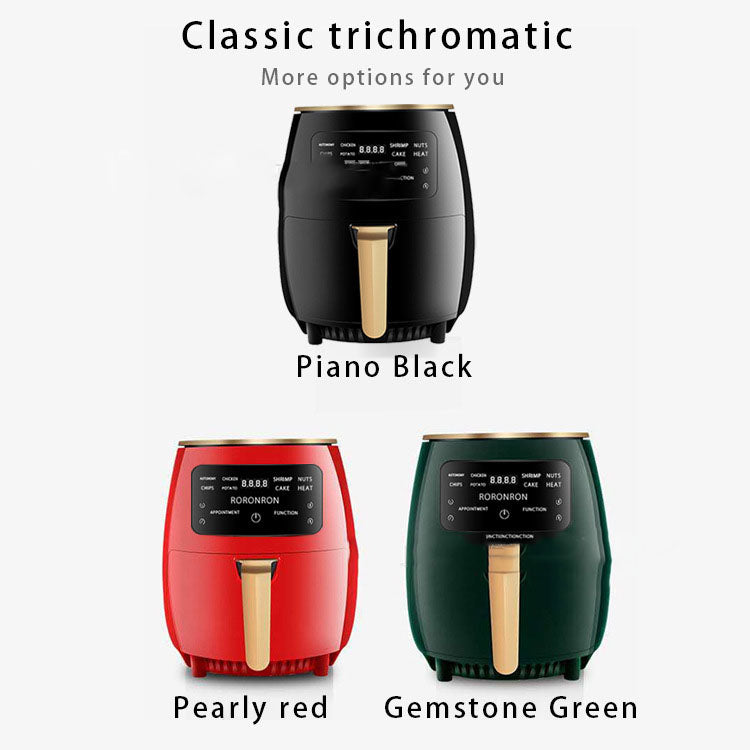 Smart Touch Air Fryer – Oil-Free Electric Cooker with Digital Display, Large Capacity Home Kitchen Appliance