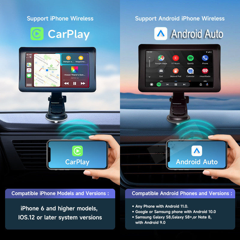 7" Wirless CarPlay Smart Screen