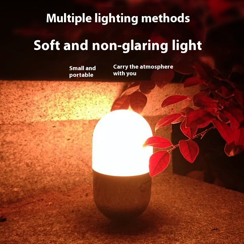 Portable RGB Mini Gaming Lamp – USB Rechargeable LED Atmosphere Light for Desk, Setup & Night Gaming