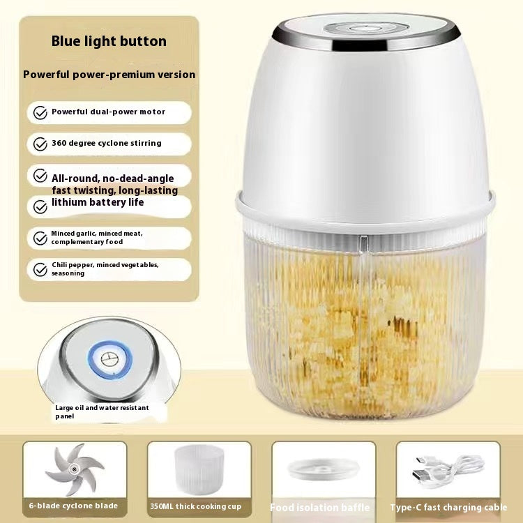 Premium Stainless Steel Garlic Grinder & Household Press