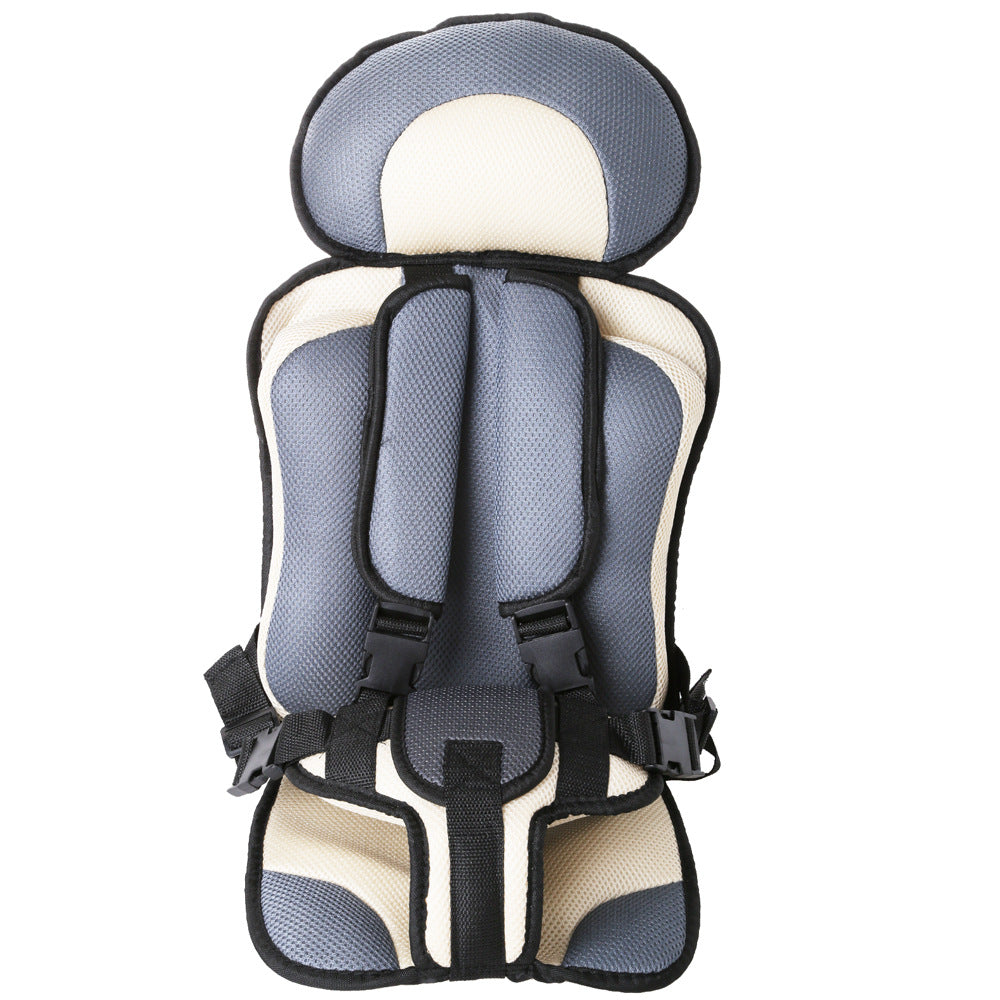 Portable Baby Safety Seat Pad with 5-Point Harness for Car & Stroller