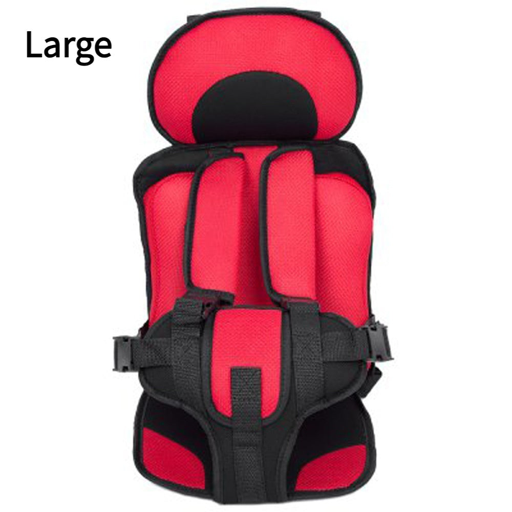 Portable Baby Safety Seat Pad with 5-Point Harness for Car & Stroller