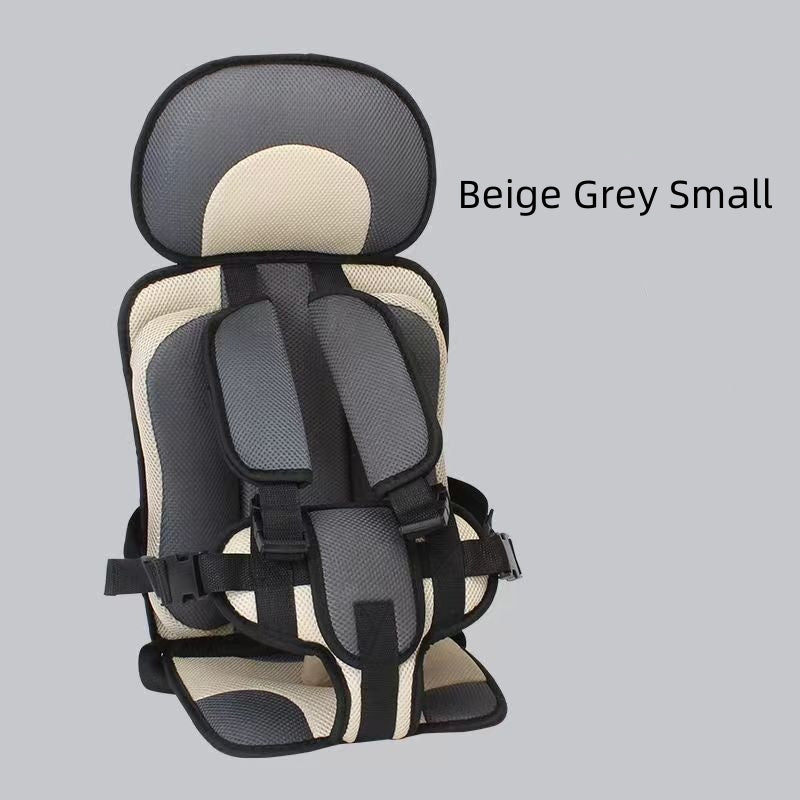 Portable Baby Safety Seat Pad with 5-Point Harness for Car & Stroller