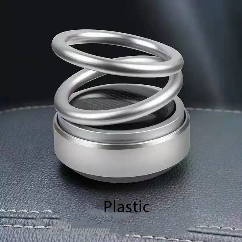 Solar Powered Rotating Car Air Freshener – Automatic Aromatherapy Diffuser Dashboard Perfume with 360° Rotation