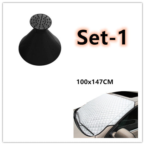 Universal Car Windshield Snow Cover – Waterproof Frost Guard & Ice Protector for Winter Auto Protection