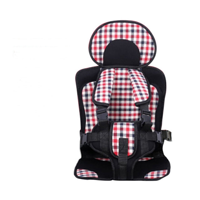 Portable Baby Safety Seat Pad with 5-Point Harness for Car & Stroller