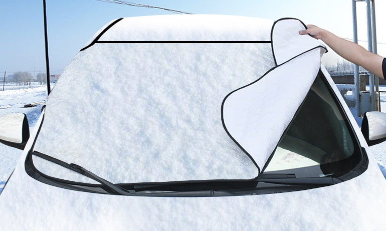 Universal Car Windshield Snow Cover – Waterproof Frost Guard & Ice Protector for Winter Auto Protection