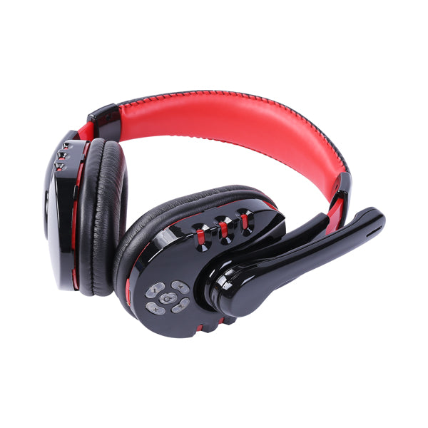 Wireless Bluetooth 4.2 Noise-Cancelling Headphones – Adjustable Padded Gaming & Music Headset