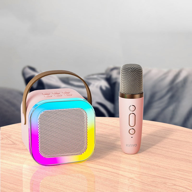 Portable RGB Bluetooth Karaoke Party Speaker