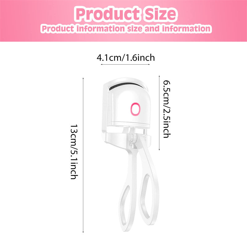 USB Heated Eyelash Curler — Salon-Style Lash Lift Tool