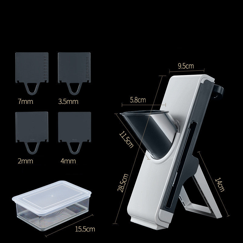 Hand‑Crank Vegetable Cutting Press & Grater Slicer – Manual Kitchen Prep Tool