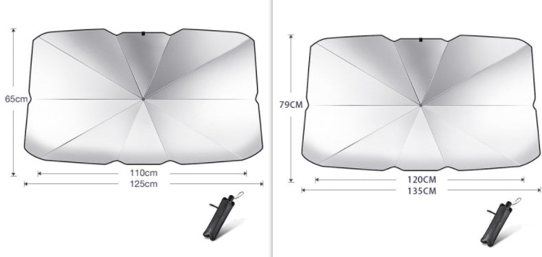 Foldable Car Sunshade Umbrella