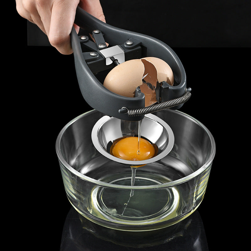 Stainless Steel Egg Opener Scissors & Separator – Manual Eggshell Cracker