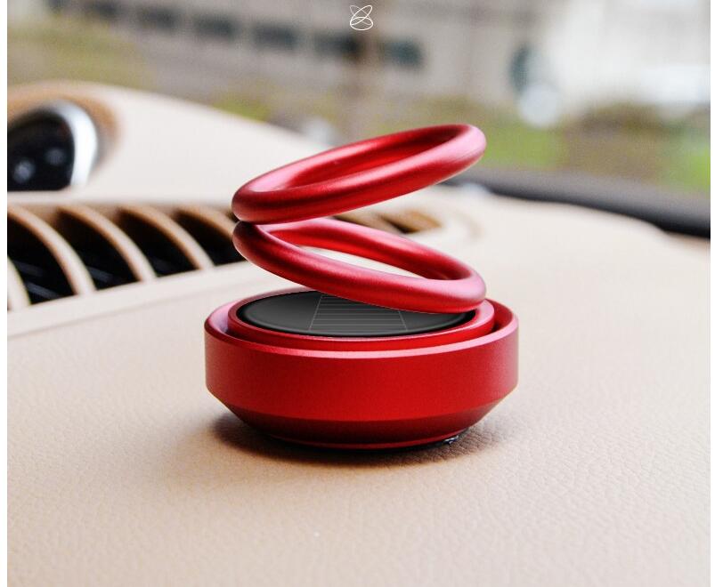 Solar Powered Rotating Car Air Freshener – Automatic Aromatherapy Diffuser Dashboard Perfume with 360° Rotation