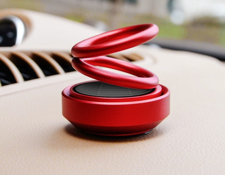 Solar Powered Rotating Car Air Freshener – Automatic Aromatherapy Diffuser Dashboard Perfume with 360° Rotation
