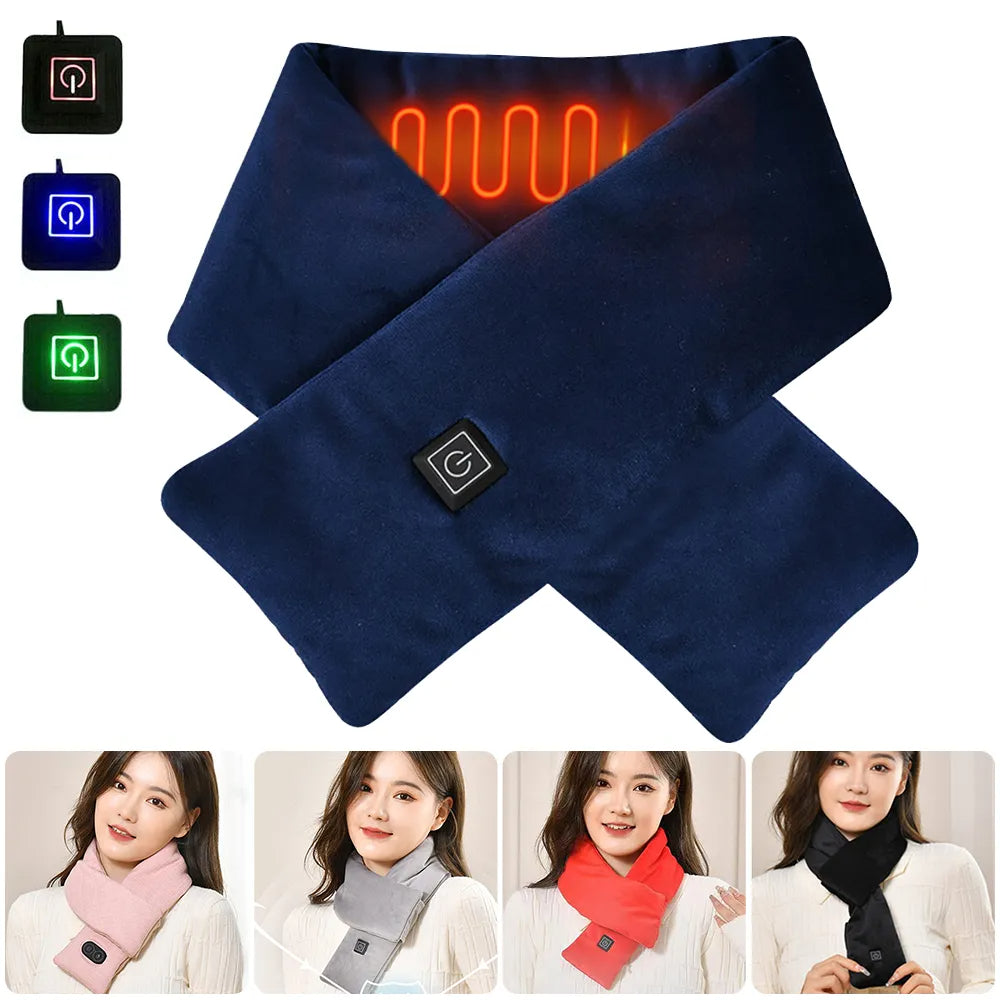 USB Heated Scarf with Temperature Control