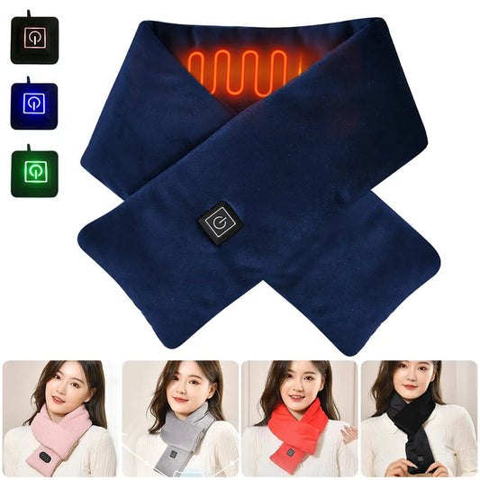 USB Heated Scarf with Temperature Control