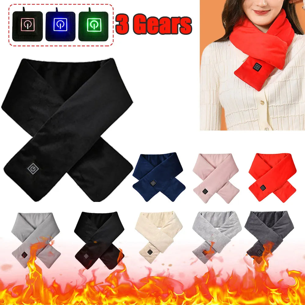 USB Heated Scarf with Temperature Control
