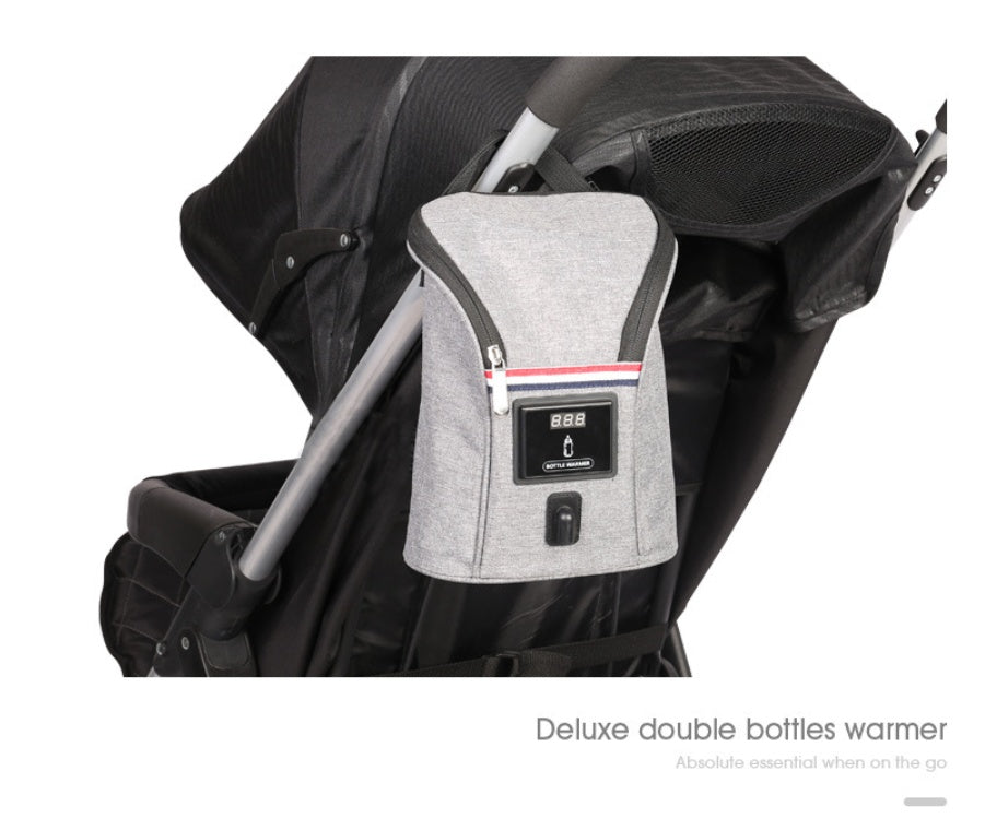 Portable USB Baby Bottle Warmer for Car & Travel Breast Milk Heating